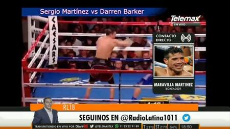 Sergio "Maravilla" Martínez en Radio Latina