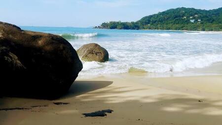 Una de las playas más hermosas de Brasil. Foto: Instagram / praiadofelixubatuba.