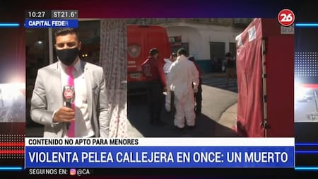 Violenta pelea en once