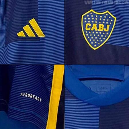 Posible nueva camiseta de Boca para la próxima temporada. Foto: Footy Headlines.