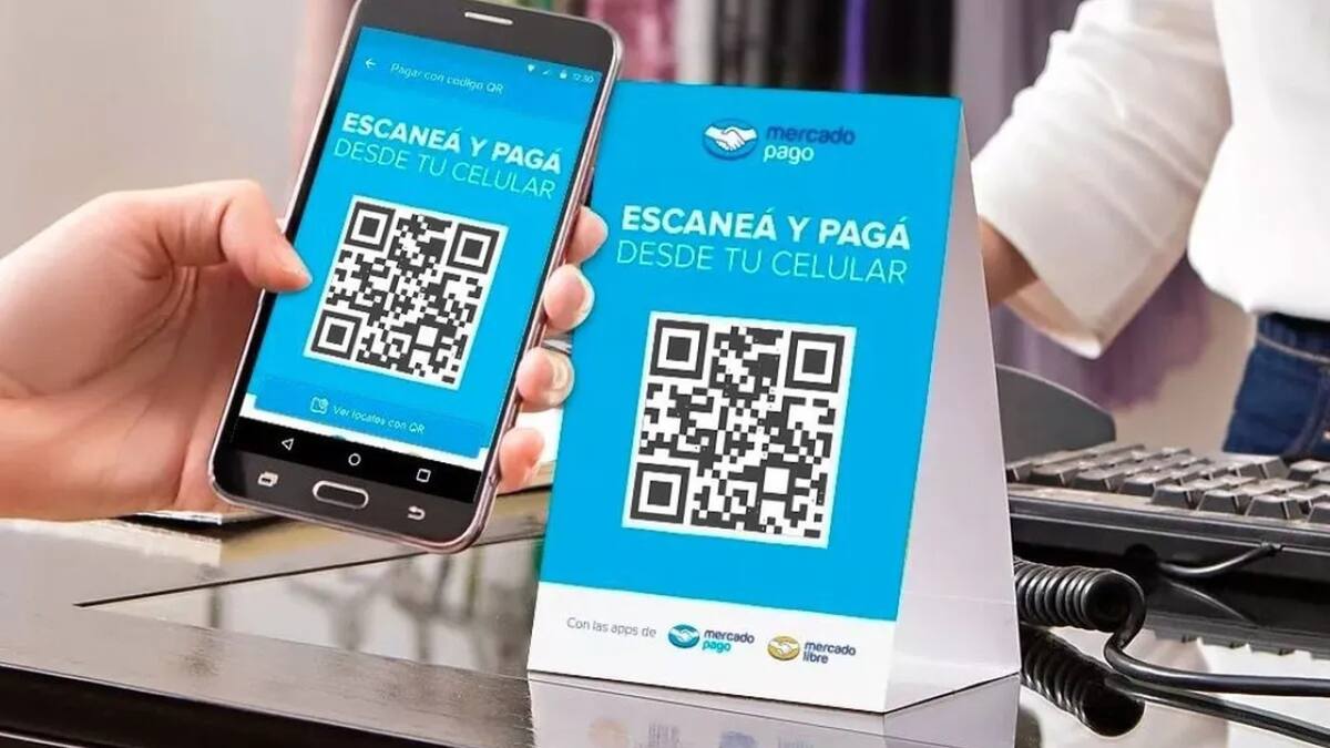 Pago con QR de Mercado Libre. Fuente: Captura.