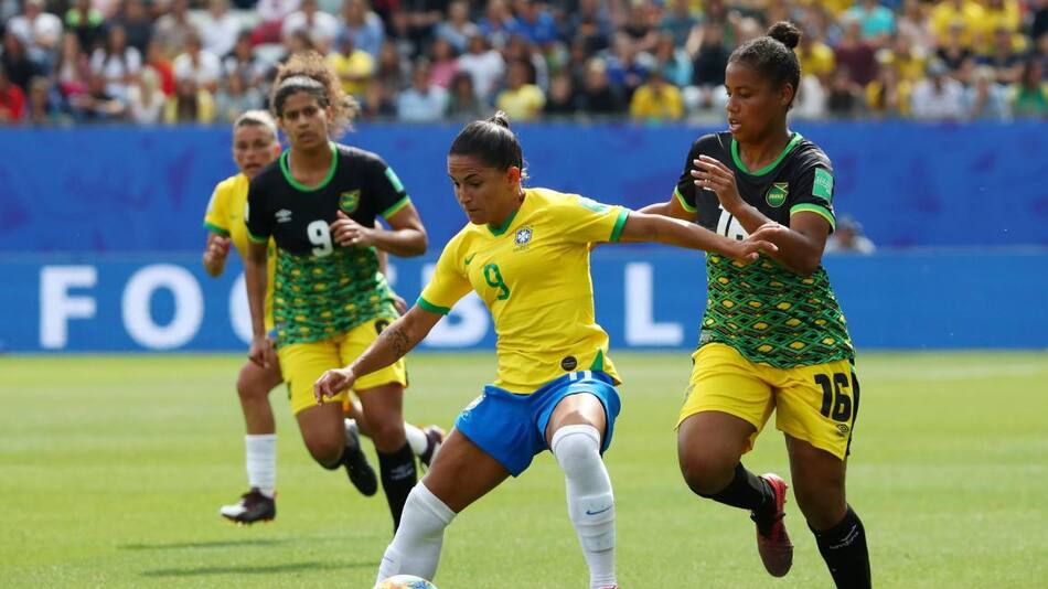 Brasil vs. Jamaica - Mundial Femenino, Reuters
