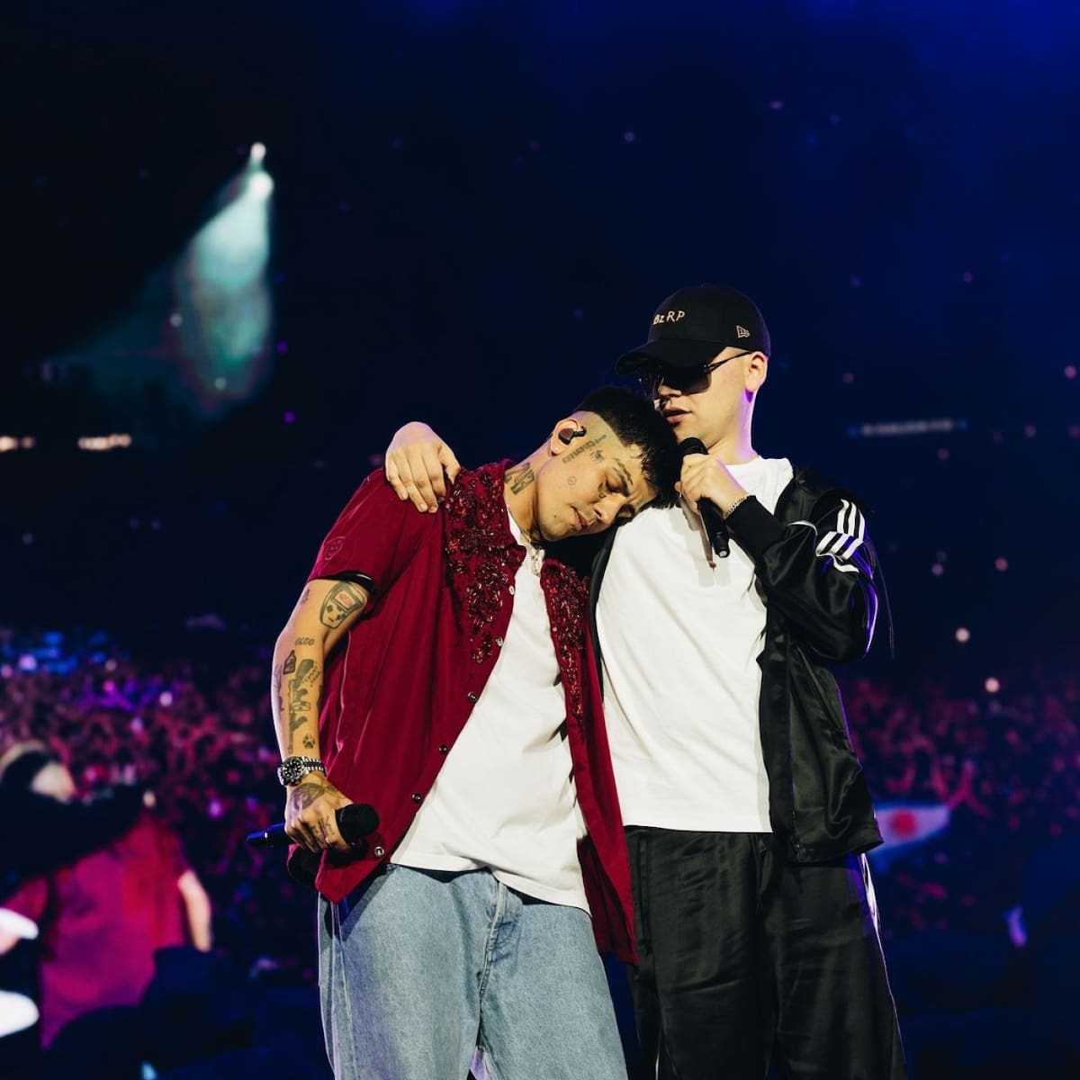 Duki y Bizarrap en el Buenos Aires Trap. Foto: IG @bsastrap