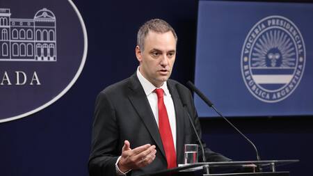 Manuel Adorni, vocero presidencial. Foto: Presidencia.