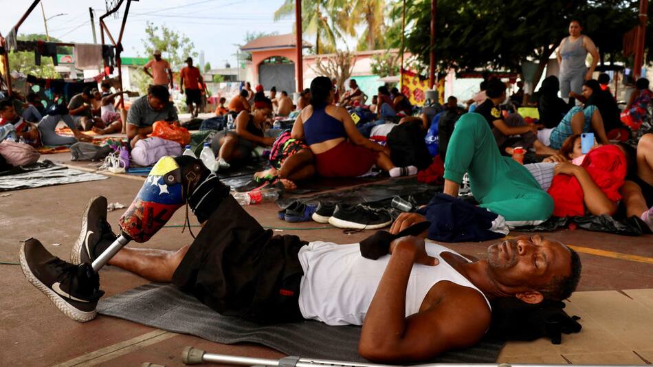 Caravanas de migrantes rumbo a Estados Unidos. Foto: Reuters