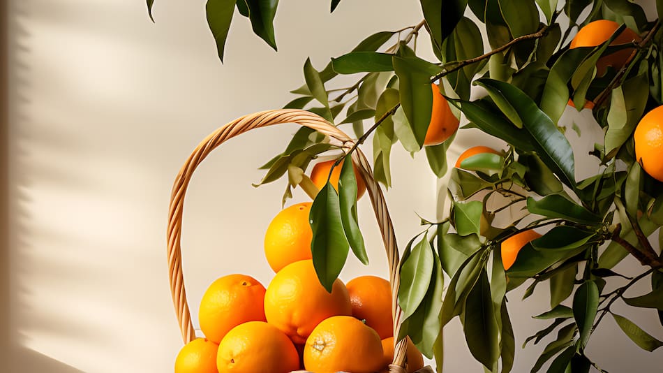 Cómo mantener un árbol de naranjo en maceta.