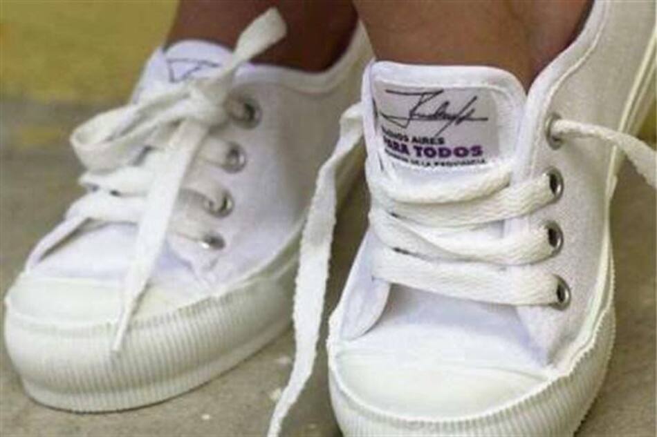 Zapatillas de Carlos Ruckauf