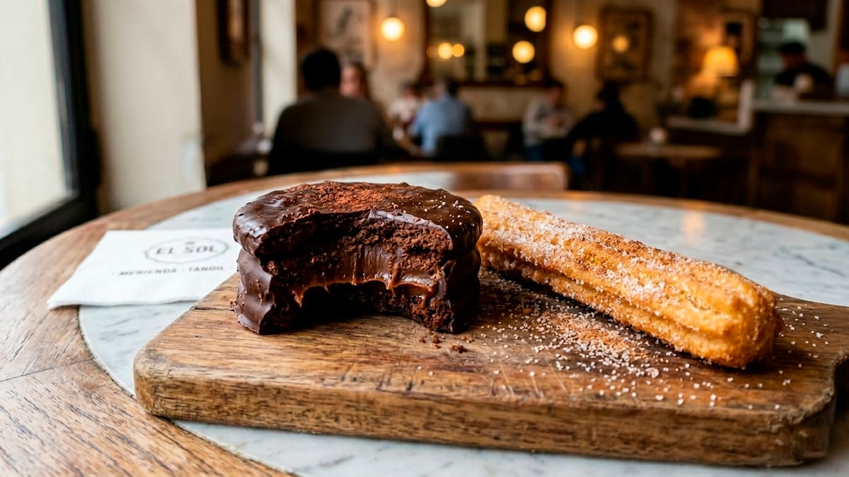 Alfajor y churros, en una sola golosina.