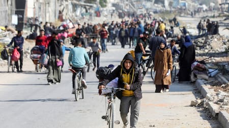 Crisis humanitaria en la Franja de Gaza. Foto: Reuters.