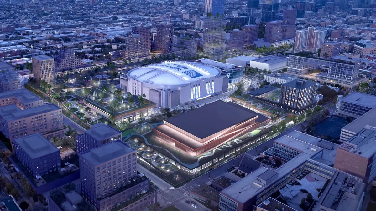 Chicago construye una megaciudad junto al United Center: convertirá estacionamientos en viviendas, hoteles y espacios verdes