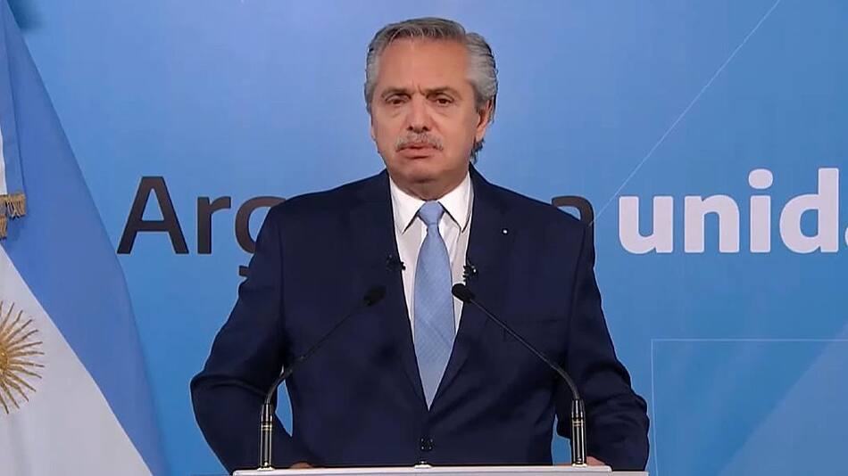 Alberto Fernández, presidente de Argentina, conferencia, NA