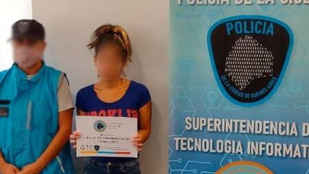 Detención de viuda negra foto NA