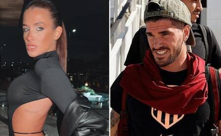 Camila Homs y Rodrigo de Paul. Foto: Captura.