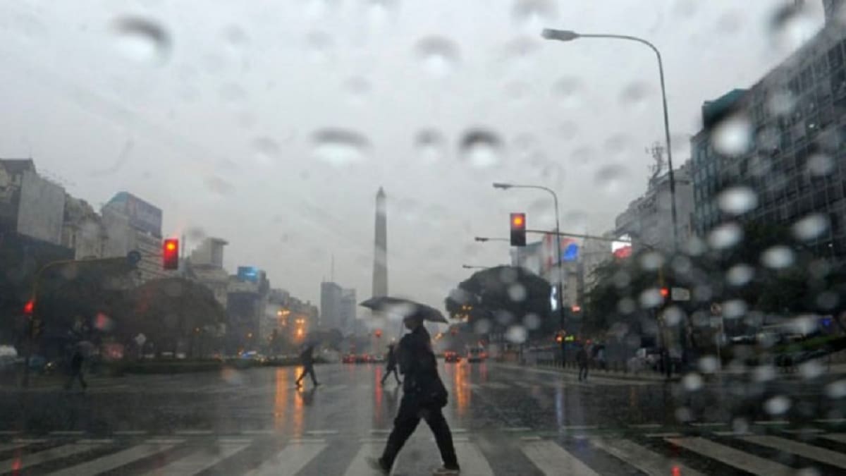Martes lluvioso en Ciudad de Buenos Aires y alrededores: ¿cómo sigue el clima en la semana?