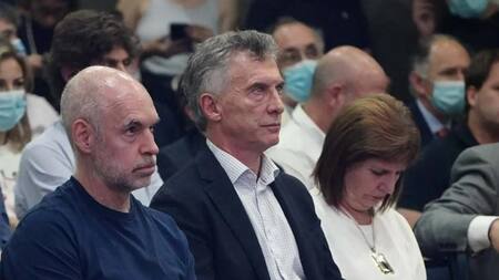 Rordíguez Larreta, Macri y Patricia Bullrich_NA