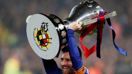 Messi y Barcelona campeones de Liga español (Reuters)
