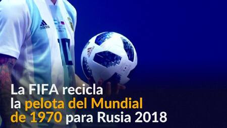 FIFA recicla pelota Mundial 1970 en Rusia 2018 - Reuters