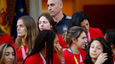 Presidente de la Real Federación Española de Fútbol, Luis Rubiales. Foto: NA.