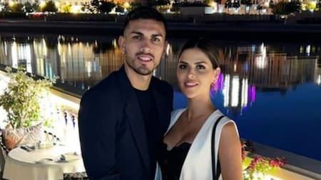 Leandro Paredes y Camila Galante. Foto: Instagram/ccamilagalantee.