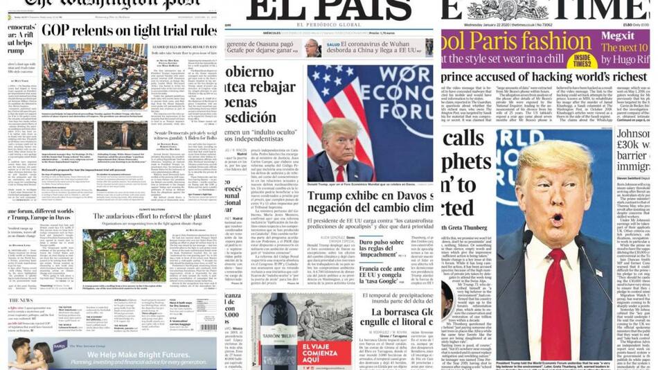 Tapas de diarios, miércoles 22 de enero de 2020