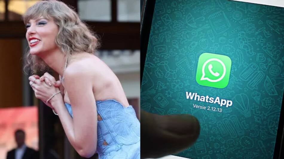 Modo "Taylor Swift" en WhatsApp. Fuente: Captura.