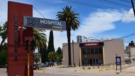 Fachada del Hospital Dr. Alejandro Korn en la Plata, donde la joven quedó internada. Foto: Facebook.