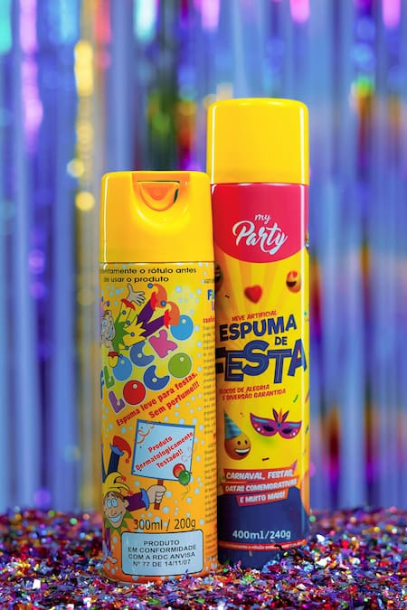 Carnaval, espuma de carnaval. Fuente: Pexels