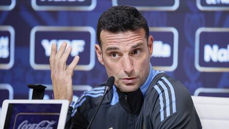 Lionel Scaloni, técnico de la Selección Argentina. Foto: NA.