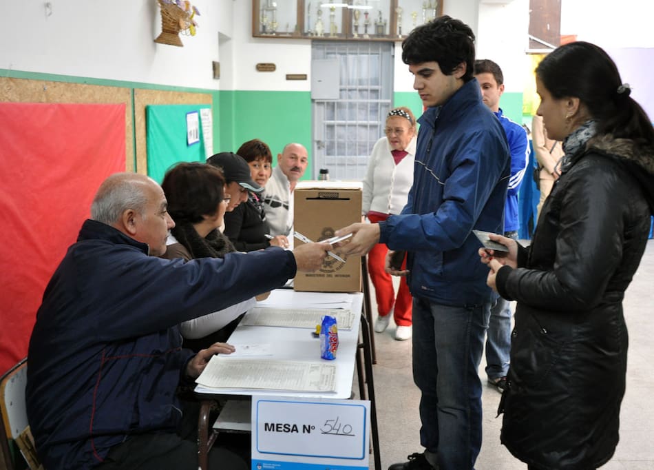 Autoridad de mesa. Foto: NA.
