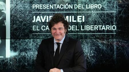 Javier Milei en España. Foto: EFE