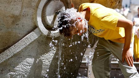 Ola de calor en el hemisferio norte. Foto: Reuters