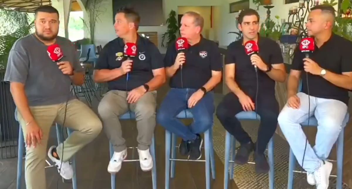 Los conductores del programa A la Candela huyen del terremoto en Panamá.