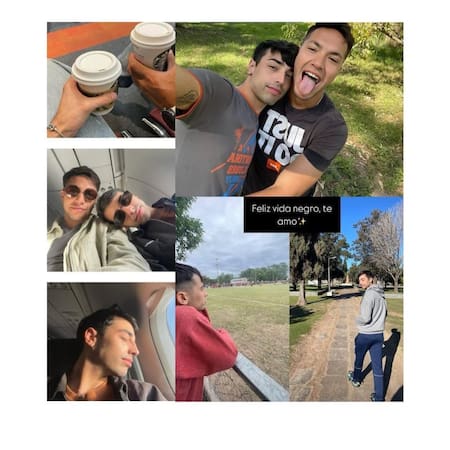 Nacho Lago y su pareja