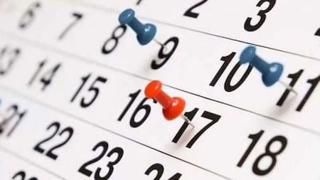 Feriados, días no laborables, calendario
