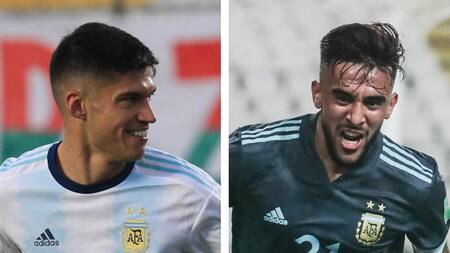 Joaquín Correa y Nicolás González. Foto: NA.