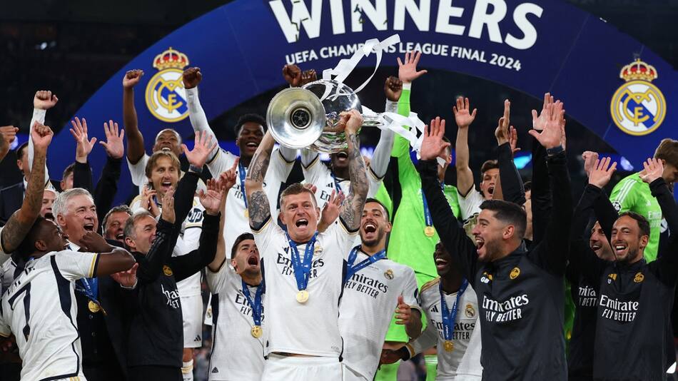 Real Madrid, campeón de la Champions League 2024. Foto: Reuters.
