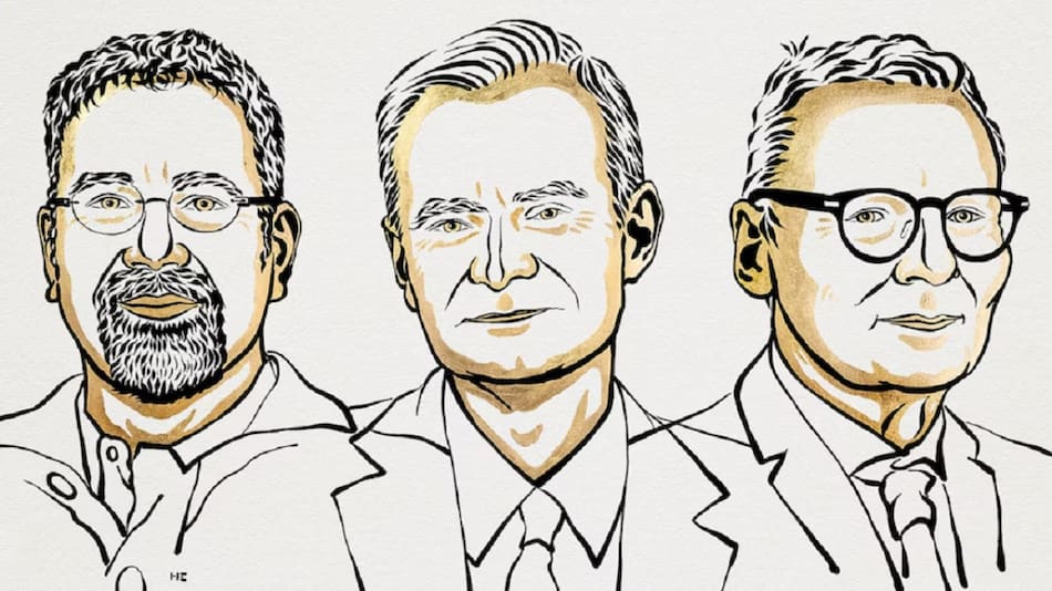 Los ganadores del Nobel de Economía 2024: Daron Acemoglu, Simon Johnson y James Robinson (The Nobel Prize/@NobelPrize)