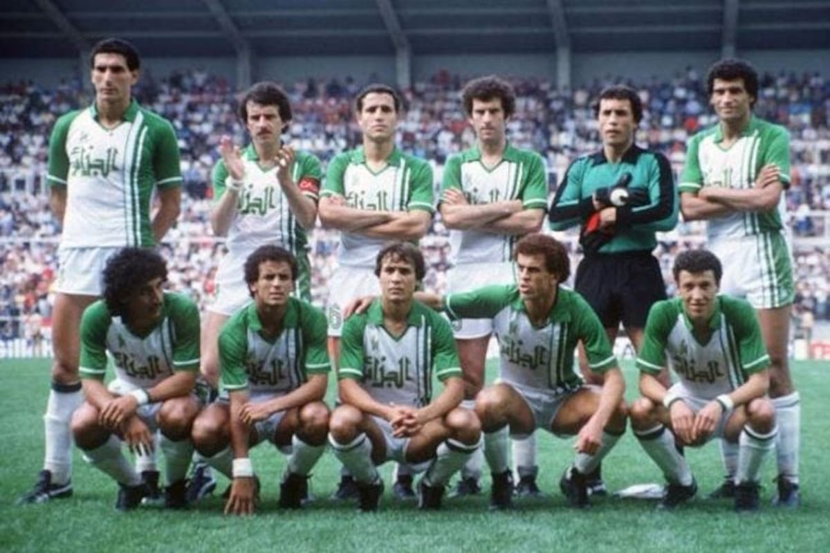 Selección de Argelia en el Mundial 1982.
