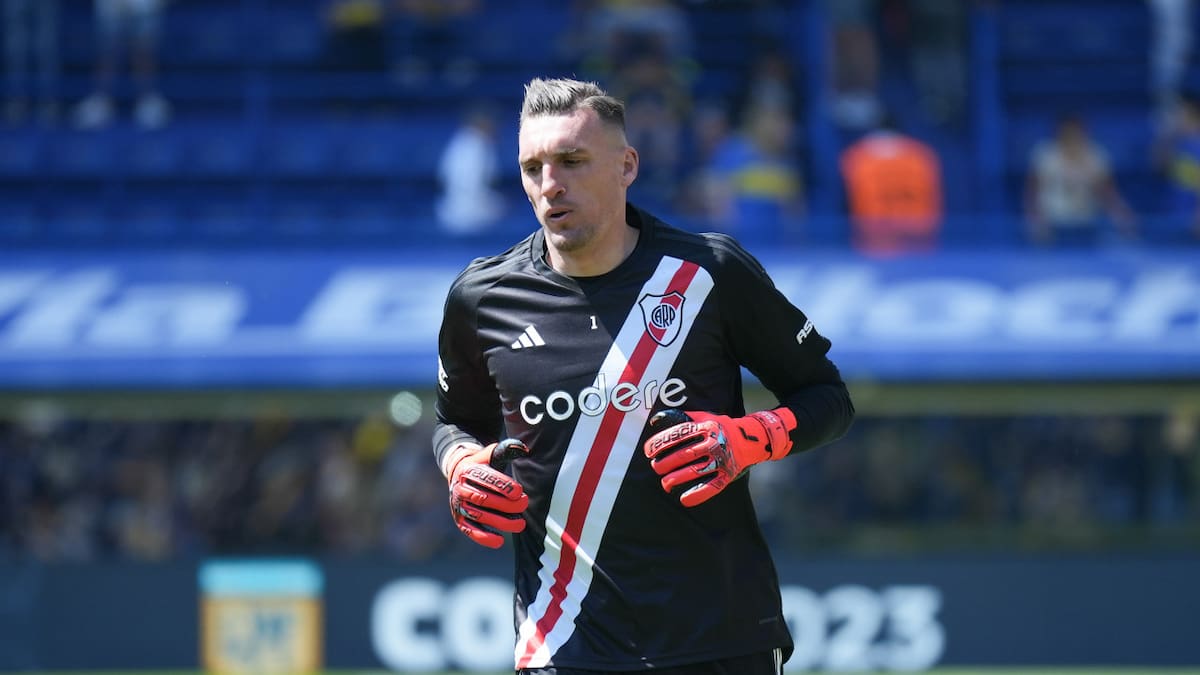 Franco Armani, River. Foto: NA