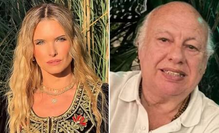 Sofía Zámolo y su tío Diego Uriburu. Foto: Instagram @sofiazamolo