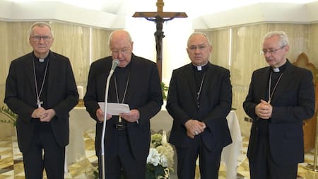 Murió el papa Francisco: así fue el anuncio oficial del Vaticano. EFE, VATICANO
