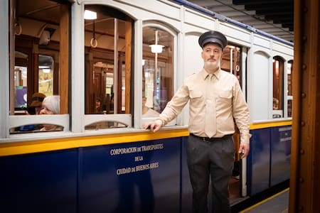 Celebración del Día de la Independencia en el Subte.