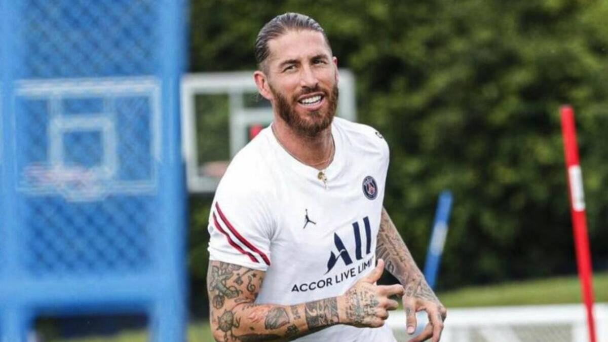 Sergio Ramos, PSG, foto Twitter