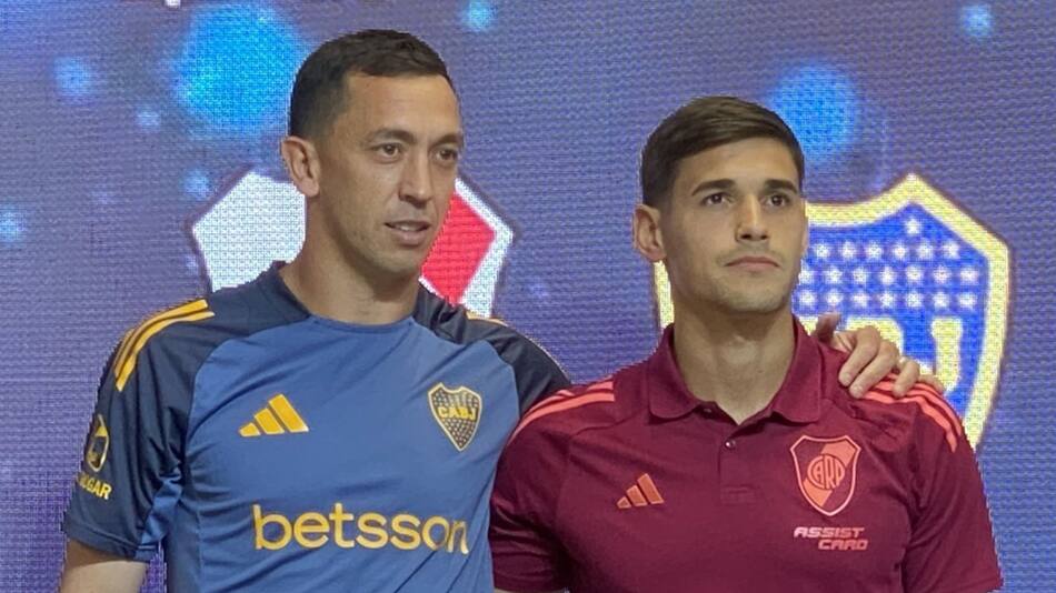 Conferencia de prensa de Lucas Martínez Quarta y Agustín Marchesin.