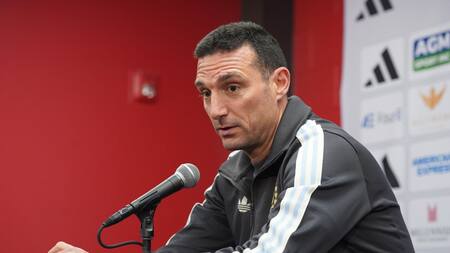Lionel Scaloni, entrenador de la Selección Argentina. Foto: NA.