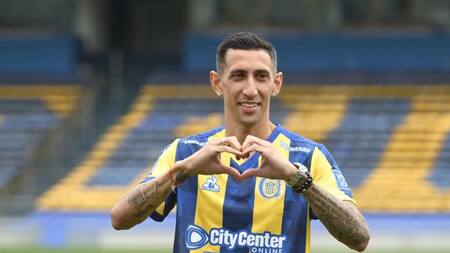 Ángel di María realizó un posteo tras su debut en Rosario Central.