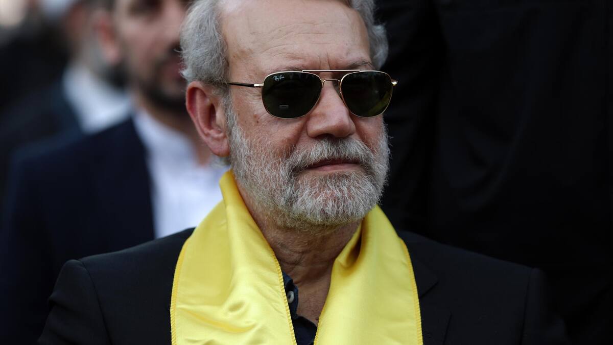 Ali Larijani, jefe del Consejo Supremo de Seguridad Nacional de Irán.