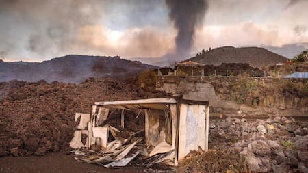 Erupción de un volcán en Canarias, EFE