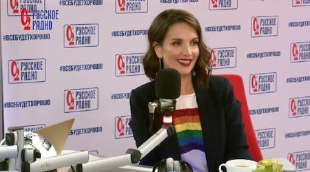 Natalia Oreiro en Rusia, Twitter