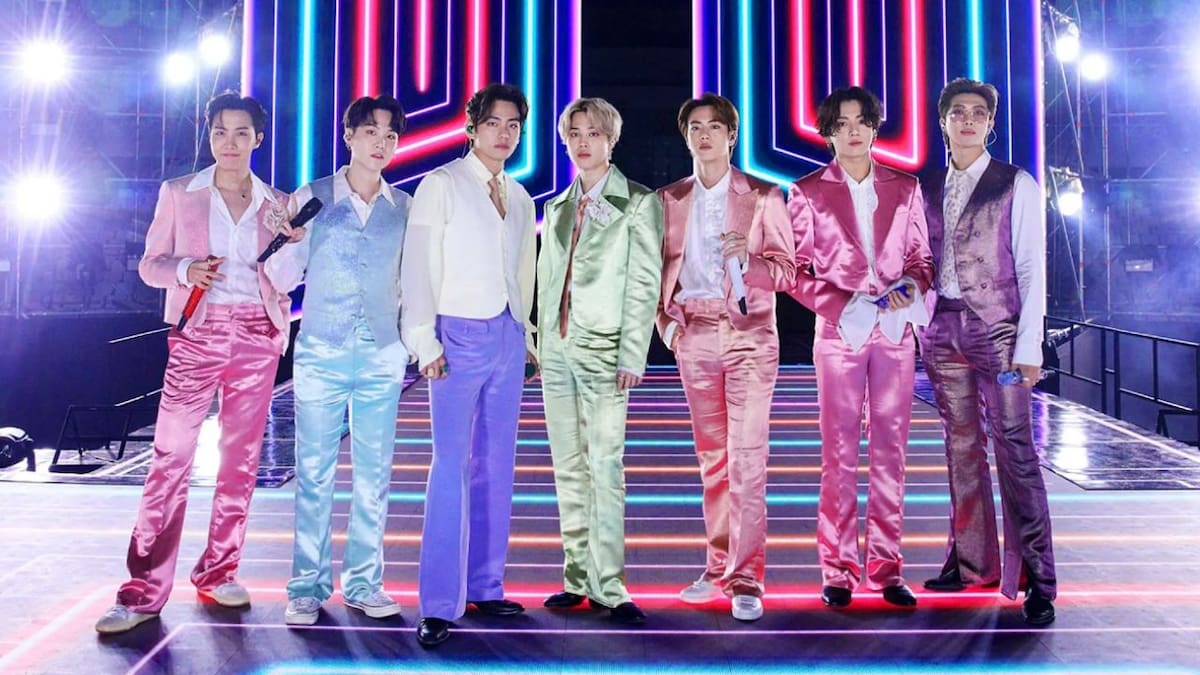 BTS, grupo k-pop.